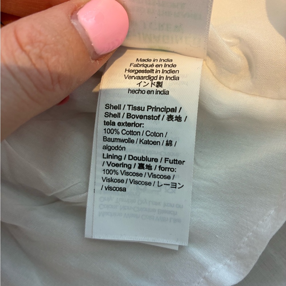 J. Crew NWT Women's White Top size medium - Picture 6 of 6